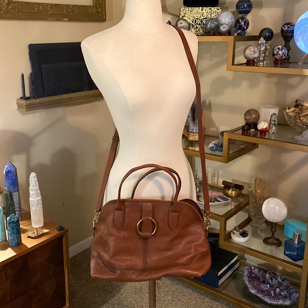 Frye ring Dome leather bag